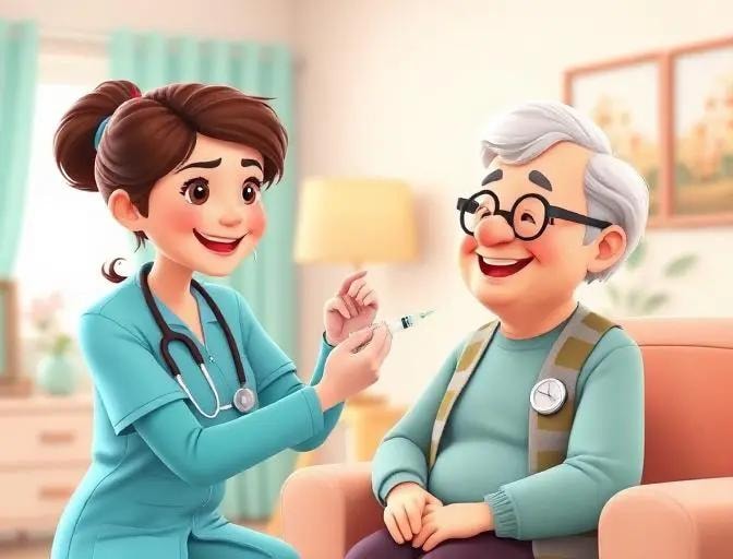Injections et vaccins à domicile